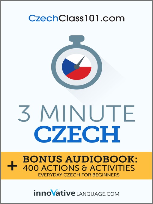 Title details for 3-Minute Czech by Innovative Language Learning, LLC - Available
